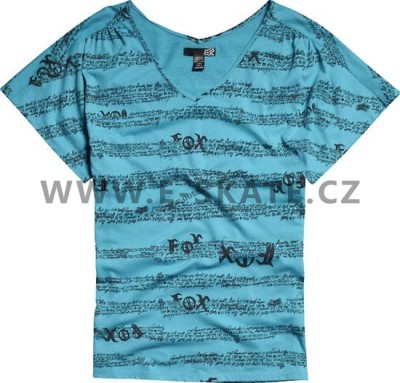 Triko Fox Lyrical V Neck Wedge Tee