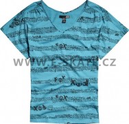 Triko Fox Lyrical V Neck Wedge Tee