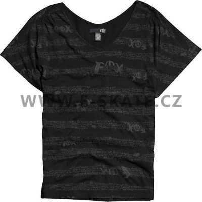 Triko Fox Lyrical V Neck Wedge Tee