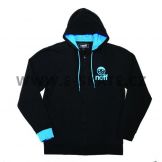 Mikina Neff zip hood Icon Black