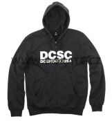 Mikina pánská DC DEECEE Fullzip Hooded Black