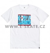 Triko pánské DC SLIPPAGE - WHITE SP13