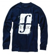 Triko pánské Forum Smudge Blue Up