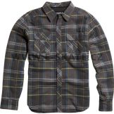 Košile pánská Fox Clancy Sherpa Flannel Charcoal