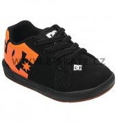 Boty dětské DC COURT GRAFFIK ELASTIC - BLACK ORANGE SP13