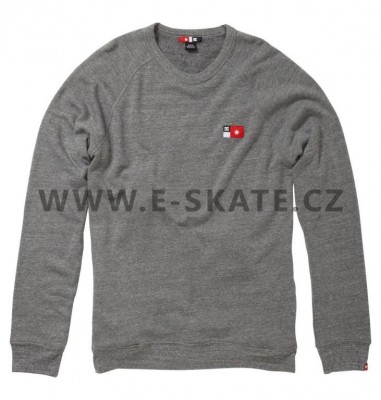 Mikina pánská DC Hanger Crew - HEATHER GREY SP13