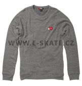 Mikina pánská DC Hanger Crew - HEATHER GREY SP13