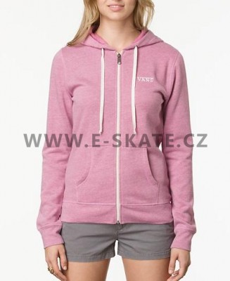 Mikina dámská Vans LINK ZIP-UP - Dahlia Mauve Heather SP13